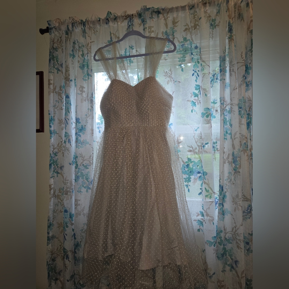 Gray Polka Dot Retro Fit And Flare Dress